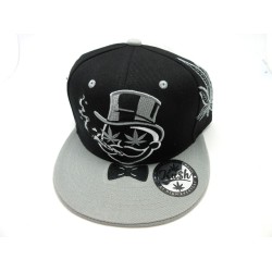 2306-31 "MR KUSH" SNAP BACK BLACK/GREY