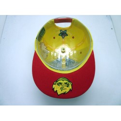 2306-36 CARTOON MASK HERO SNAP BACK GRY/RED