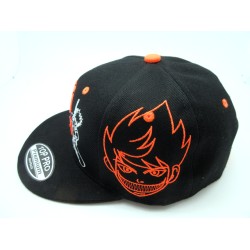 2306-37 CARTOON 2 MEN NINJA SNAP BACK BLACK