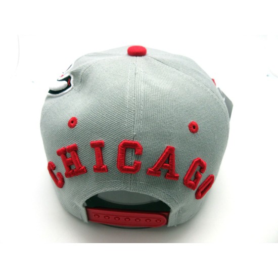2307-06 CITY SNAP BACK "SUPER WALL" CHICAGO WHT/BLK