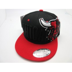 2307-06 CITY SNAP BACK "SUPER WALL" CHICAGO BLK/RED