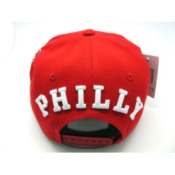 2307-06 CITY SNAP BACK "SUPER WALL" PHILLY BURGUNDY