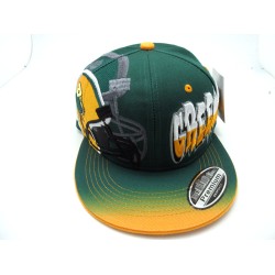 2401-14 GRAFFTI CITY NAME SNAP GREEN BAY GREEN/GOL