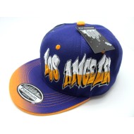 2401-14 GRAFFTI CITY NAME SNAP LA BLK/PUR
