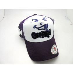 2401-22 TRUCKER MESH "GET PAID" WHT/PUR