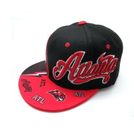 2404-06 THUNDER CITY NAME LOGO SNAP ATLANTA BLK/BLK