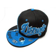 2404-06 THUNDER CITY NAME LOGO SNAP DETROIT GRY/BLUE