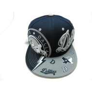 2404-06 THUNDER CITY NAME LOGO SNAP DALLAS NAV/GRY