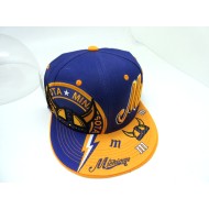 2404-06 THUNDER CITY NAME LOGO SNAP MINNESOTA PUR/GOL
