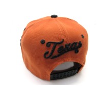 2404-06 THUNDER CITY NAME LOGO SNAP TEXAS BT.O/BLK