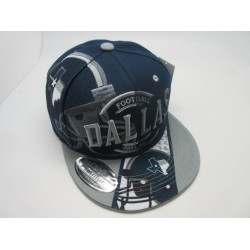 2506-15 "DOUBLE SHADOW" CITY SNAP BACK DALLAS NAV/GRY