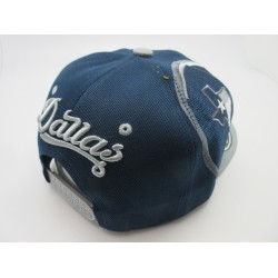 2506-15 "DOUBLE SHADOW" CITY SNAP BACK DALLAS NAV/GRY