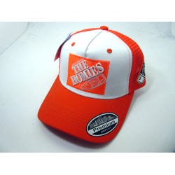 2603-27 MESH TRUCKER "HOMMIE" WHITE/ORANGE