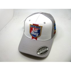 2603-50 MESH BACK TRUCKER "ALL DAY" WHITE/GREY