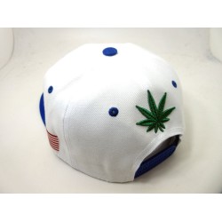 2603-54 LEAF LOGO "UNCLE SAM" SNAP BACK NAVY/RED
