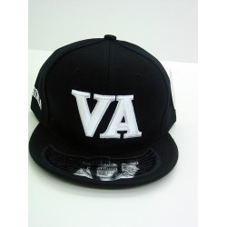 3 Logo Fitted "Virginia" BLK/WHT