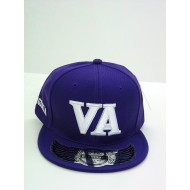 3 Logo Fitted "Virginia" PUR/WHT