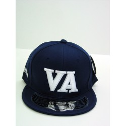 3 Logo Fitted "Virginia" NAVY/WHT