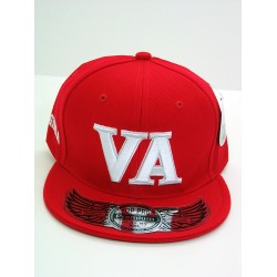 3 Logo Fitted "Virginia" REDWHT