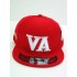 3 Logo Fitted "Virginia" REDWHT