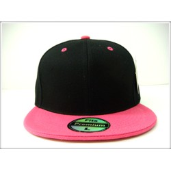 2-Ton Flat Fitted BLK/PINK 