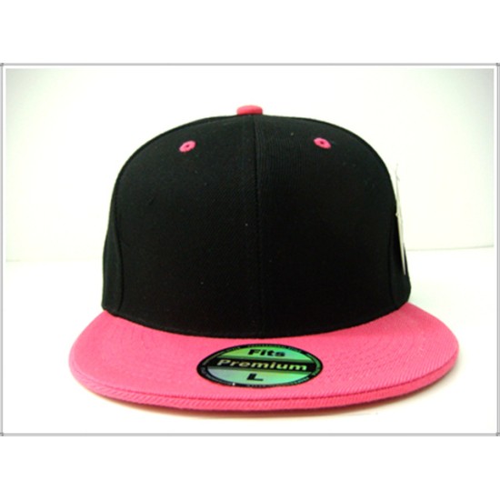 2-Ton Flat Fitted BLK/PINK 