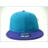 2-Ton Flat M-XXL Fitted Cap AQU/PUR