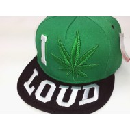 1402-08 I LOUD SNAP BACK GREEN/BK