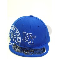 Kids Round City Cap "NY" R.BLUE