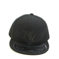 Kids 3 Logo Fitted "NY" BLK/BLK