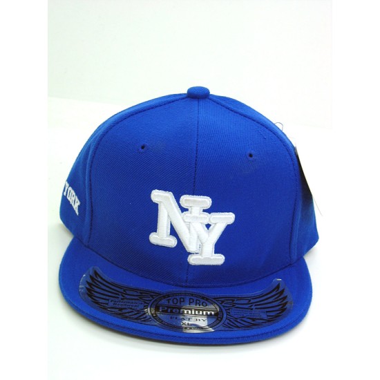 Kids 3 Logo Fitted "NY" RB/WHT