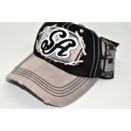 L.O.G CITY VINTAGE HAT 1705-04 SAN ANTONIO BK/GREY