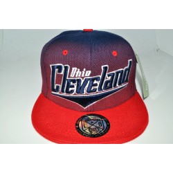 1702-02 FLASH #2 SNAP BACK CLEVELAND NAVY/RED