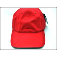 PLAIN POLO COTTON CAP 1601-23 RED