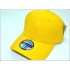 1607-03 PLAIN PU LEATHER BASEBALL CAP GOLD