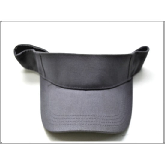 1405-07 SUN VISOR PLAIN HAT GREY