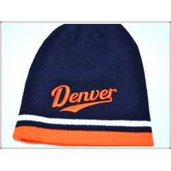 City Beannie 1604-19 Denver Navy/Orange