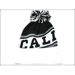 City Winter Fresh Pom#2 Knit 1604-03 Cali Black/White