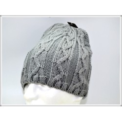 Winter Designer Unisex Zig Zag Bennie Hat 1604-09 Grey