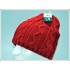 Winter Designer Unisex Zig Zag Bennie Hat 1604-09 Red