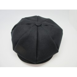 1806-01 WINTER WOOL APPLE HAT BLACK